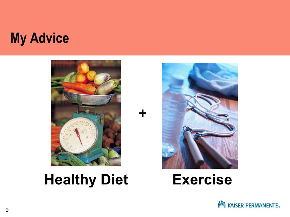 9 My Advice Healthy Diet Exercise +