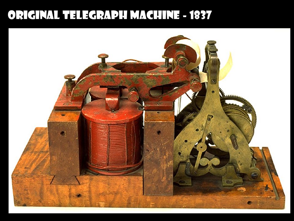 ORIGINAL TELEGRAPH MACHINE