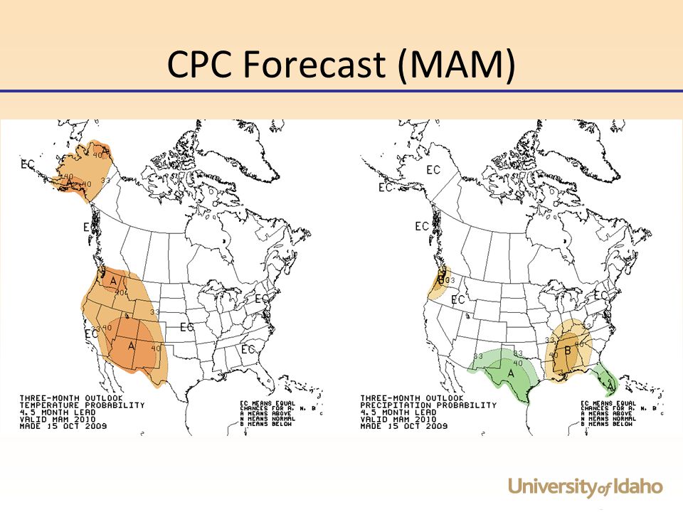 CPC Forecast (MAM)