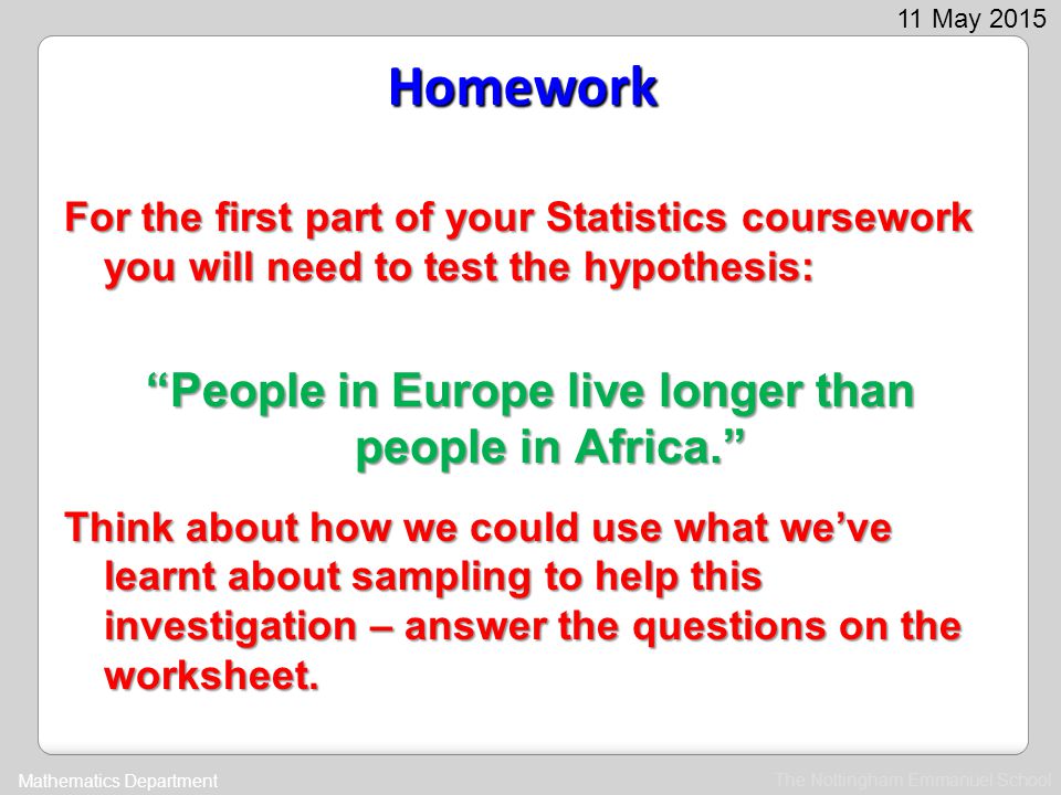 Coursework Essay