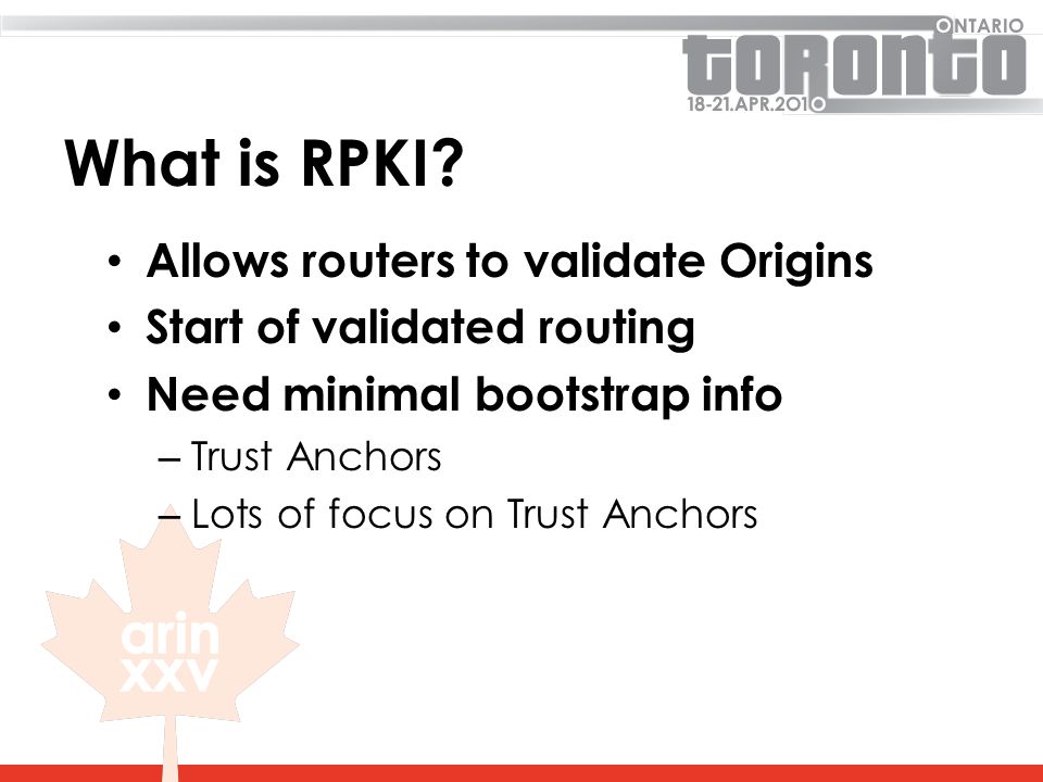 What is RPKI.