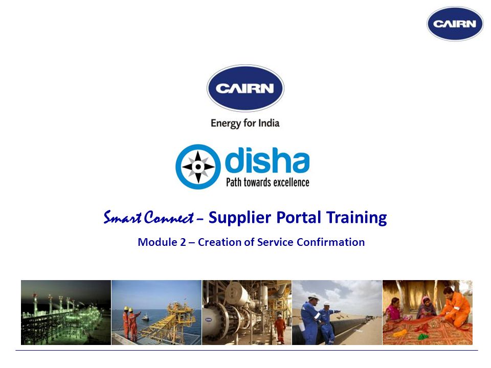Smart Connect – Supplier Portal Training Module 2 – Creation of Service Confirmation