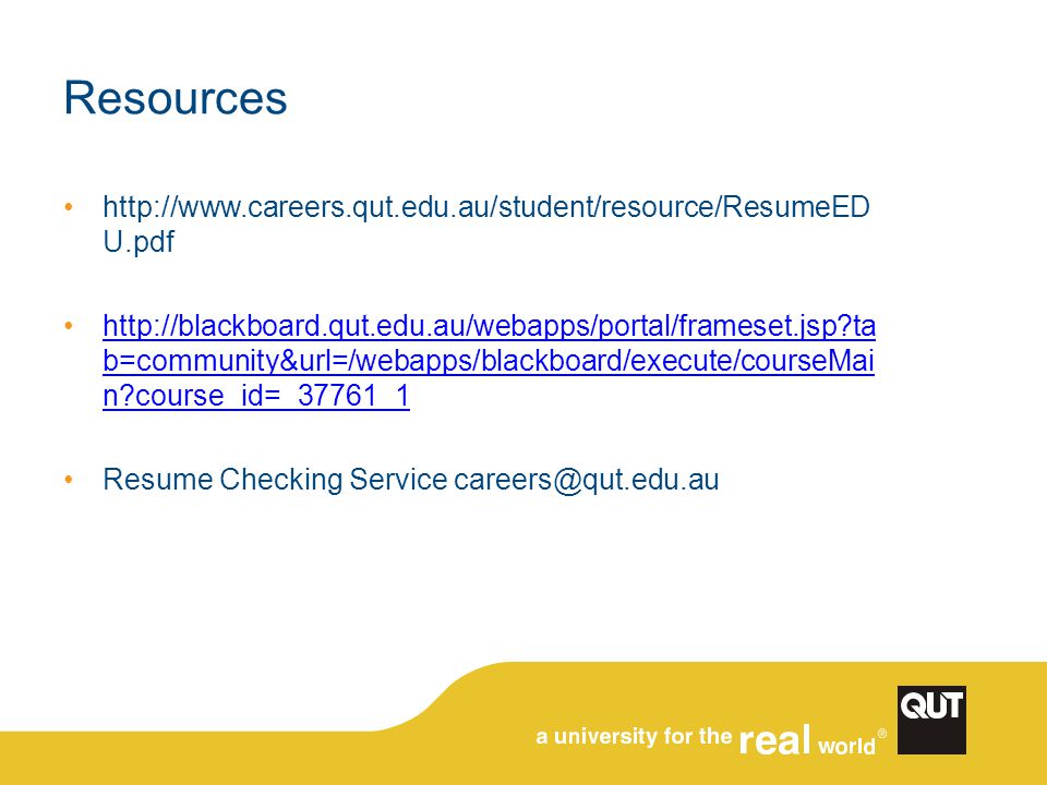 resume checking service
