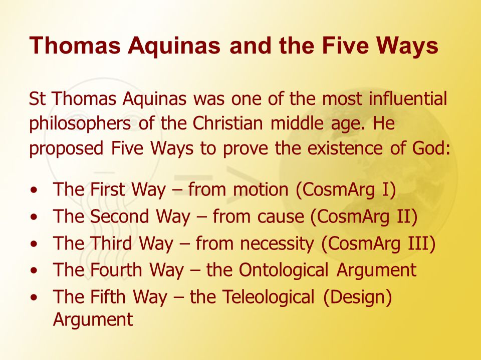 The Christian Philosophy Of St Thomas Aquinas