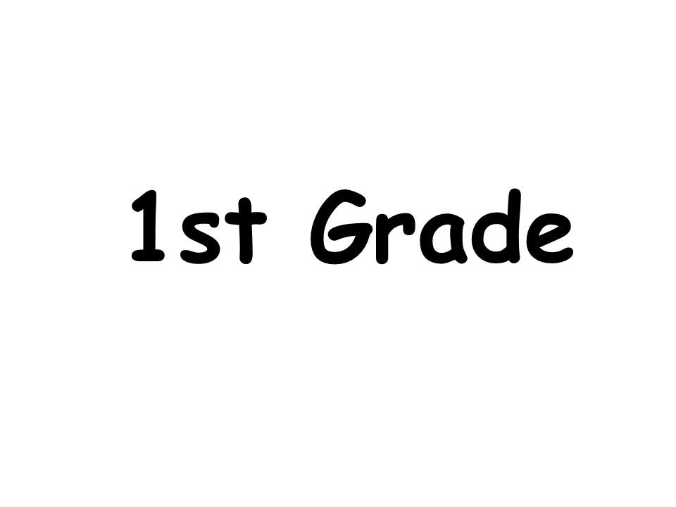 1st Grade