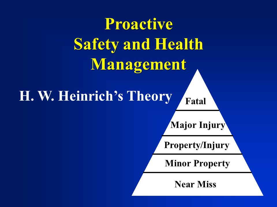Proactive Safety and Health Management H. W.
