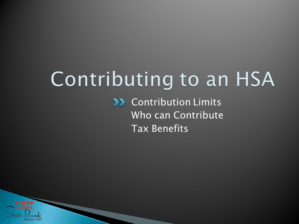 Contribution Limits Who can Contribute Tax Benefits