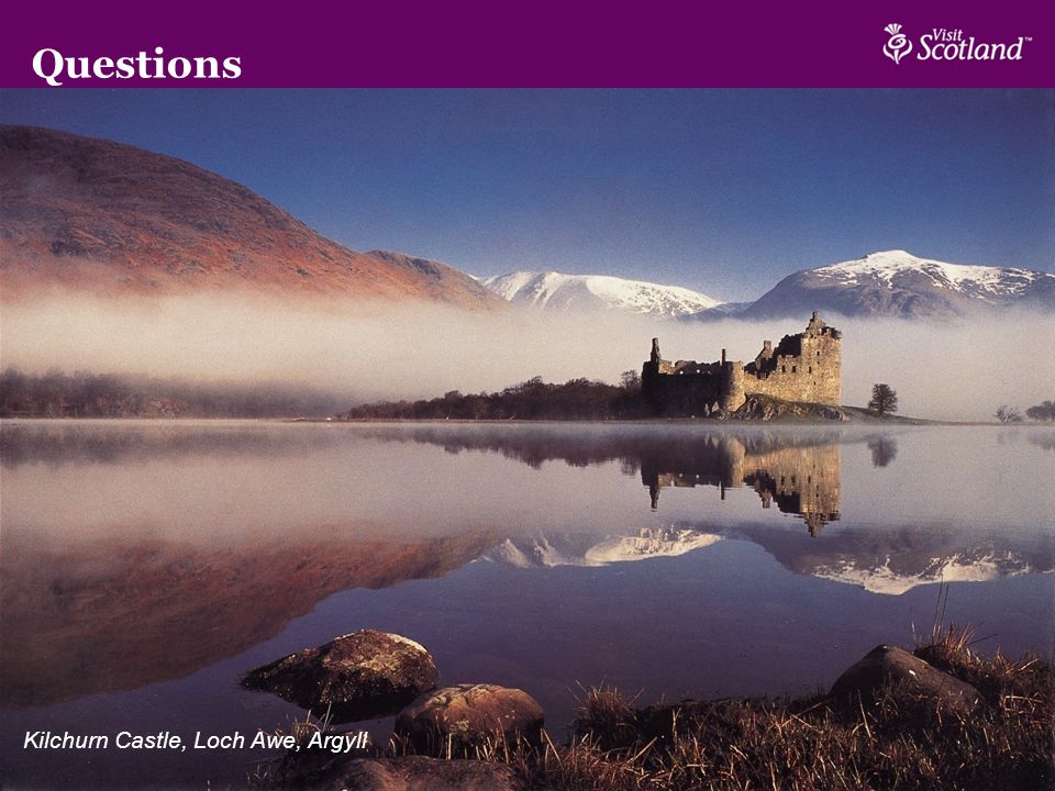 VisitScotland Colin Houston Quality Manager VisitScotland Questions Kilchurn Castle, Loch Awe, Argyll