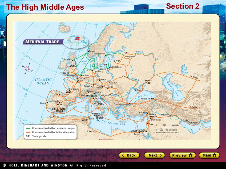 Section 2 The High Middle Ages