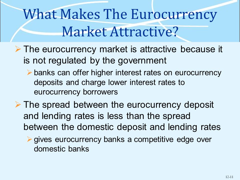 12-11 What Makes The Eurocurrency Market Attractive.
