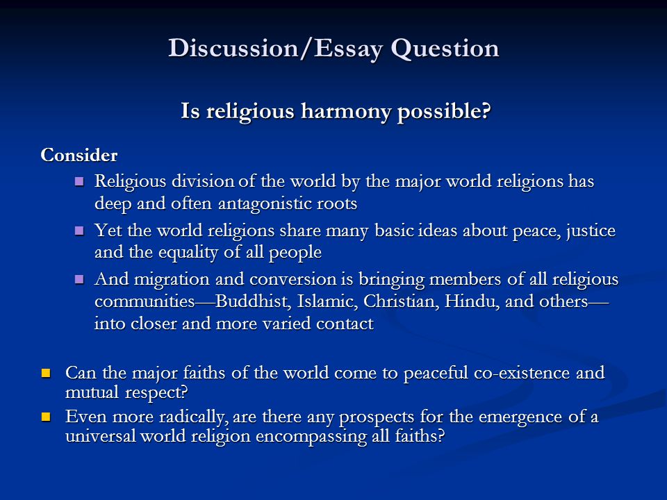 religion essays