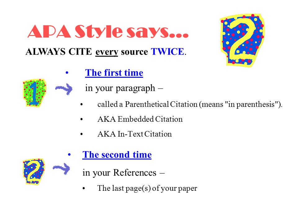 Research Paper In Text Citations