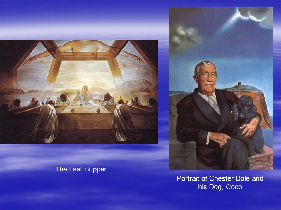 The Last Supper Portrait of Chester Dale and his Dog, Coco