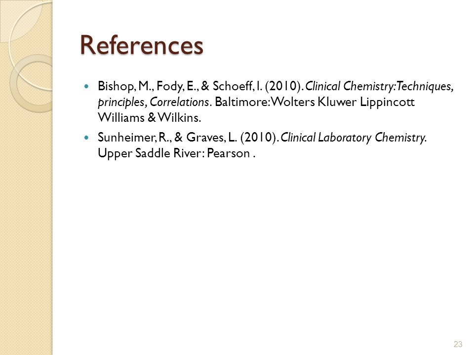 Clinical chemistry bishop case study answers