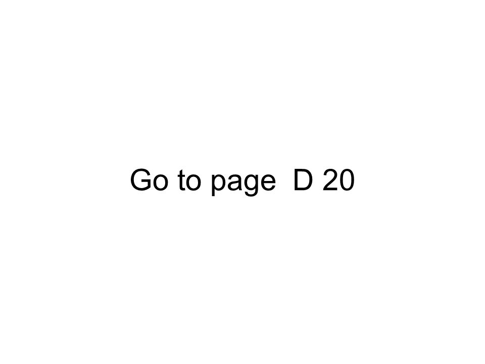 Go to page D 20