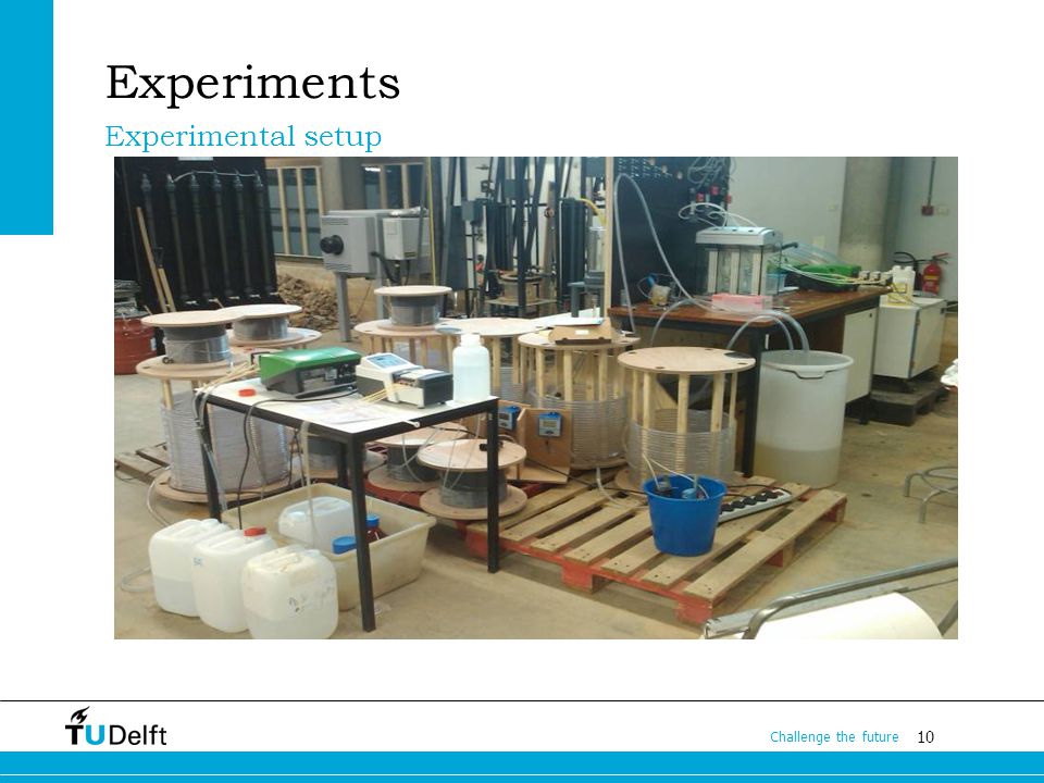 10 Challenge the future Experiments Experimental setup