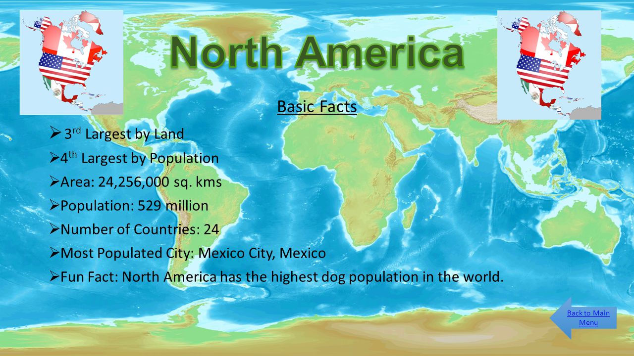 Click on each Continent to learn more information about them North America South America Europe Asia Africa Australia Antarctica