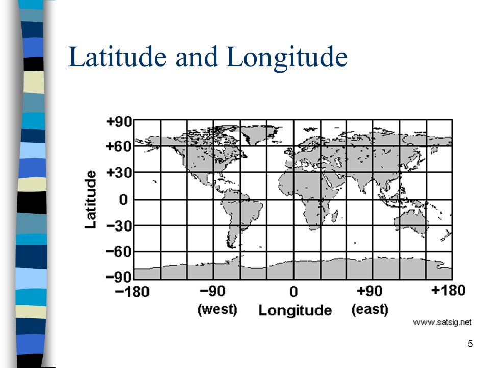 5 Latitude and Longitude