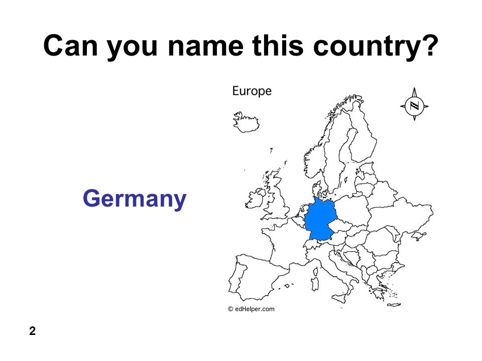 Can you name this country 2 Germany