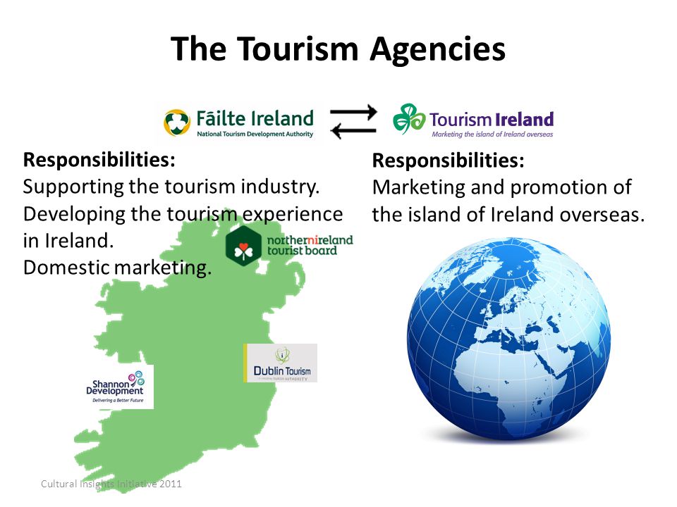 The Tourism Agencies Responsibilities: Supporting the tourism industry.