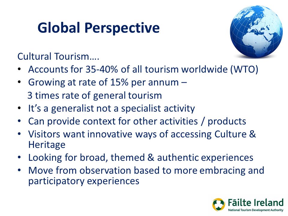 Global Perspective Cultural Tourism….