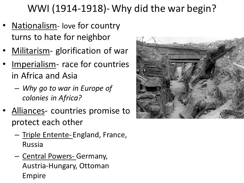 germany as a cause of wwi Major causes of world war i because britain had a large navy, germany wanted a large navy too germany and france competed to build larger armies many. germany as a cause of wwi Major causes of world war i because britain had a large navy, germany wanted a large navy too germany and france competed to build larger armies many.