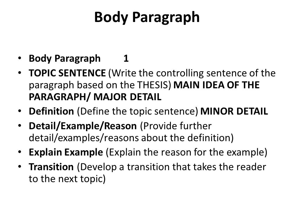 body paragraphs narrative essay The five-paragraph essay is a format of essay having five paragraphs: one introductory paragraph, three body paragraphs with support and. body paragraphs narrative essay The five-paragraph essay is a format of essay having five paragraphs: one introductory paragraph, three body paragraphs with support and.