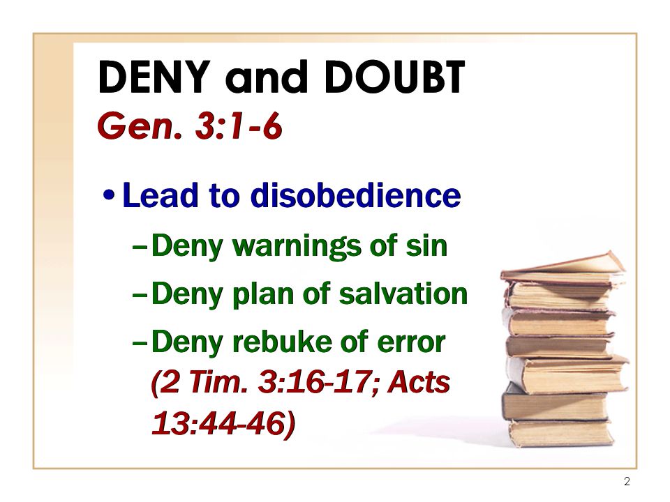 2 DENY and DOUBT Gen.