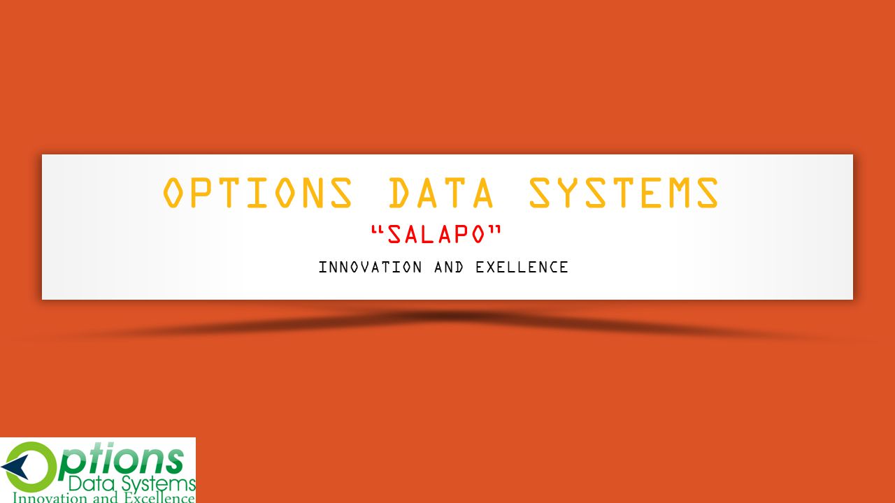 OPTIONS DATA SYSTEMS INNOVATION AND EXELLENCE SALAPO