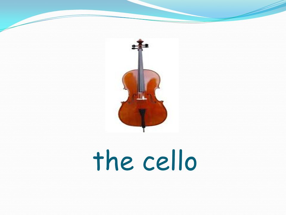 the cello