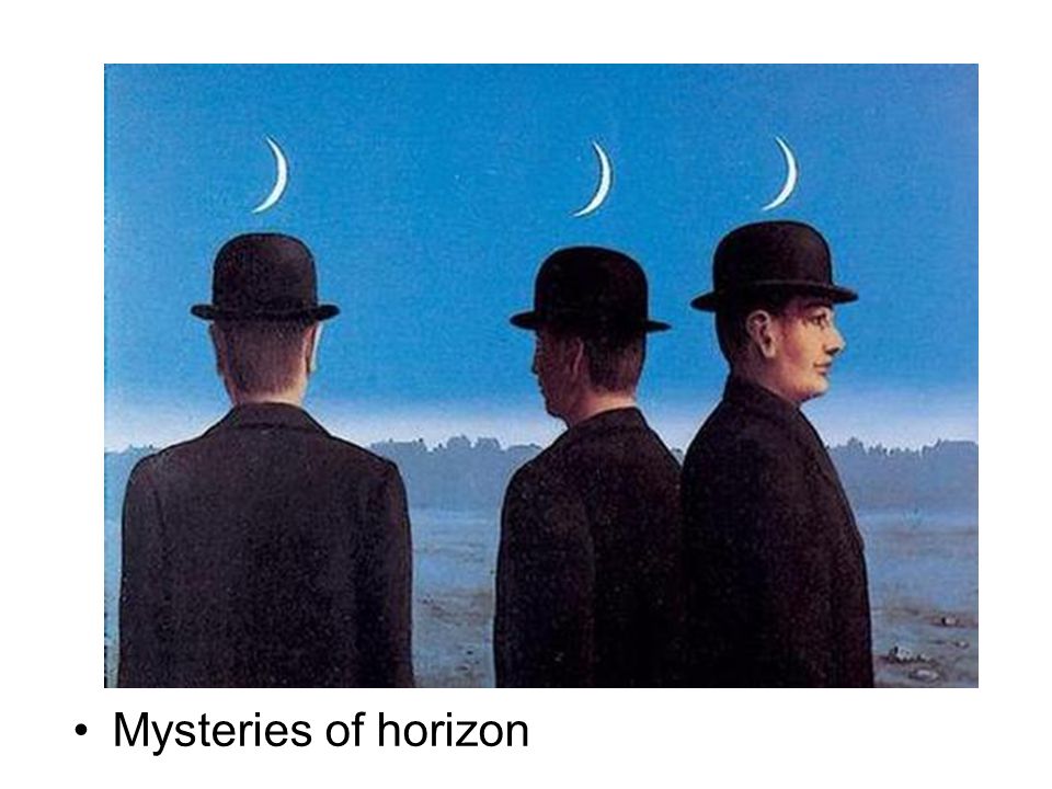 Mysteries of horizon