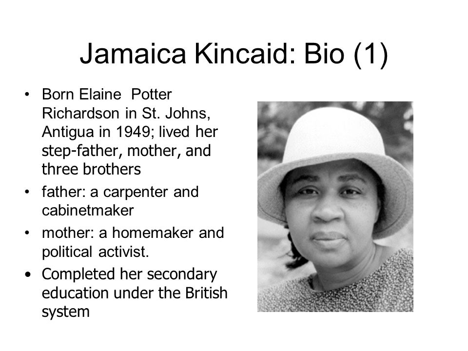 discussion jamaica kincaid essay discussion jamaica kincaid essay