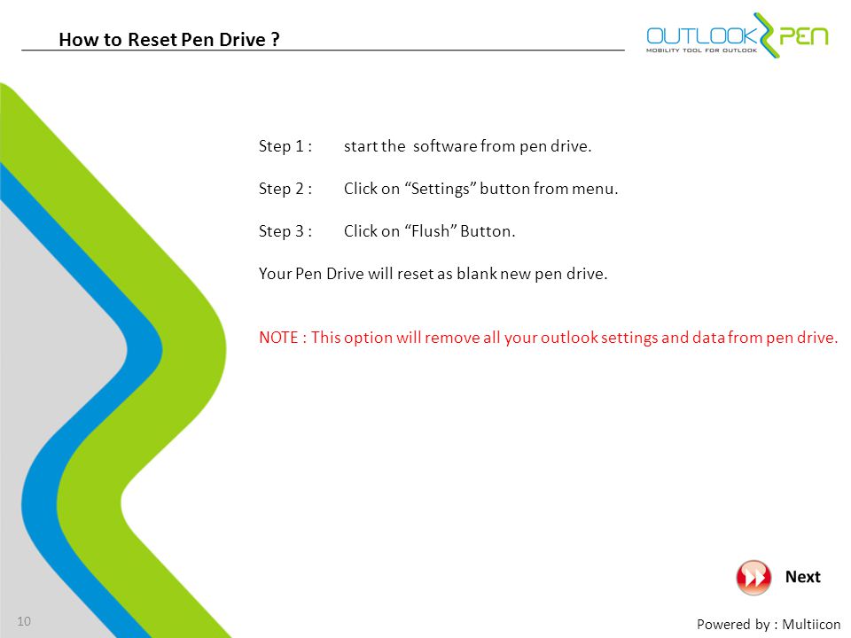 Powered by : Multiicon How to Reset Pen Drive . Step 1 : start the software from pen drive.