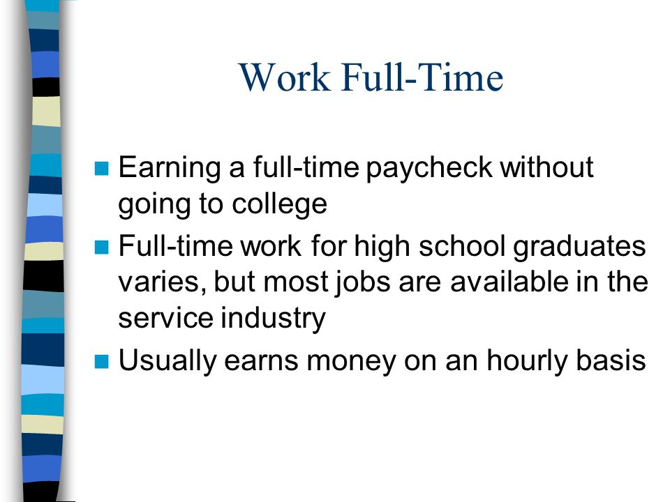 good full time jobs for highschool graduates