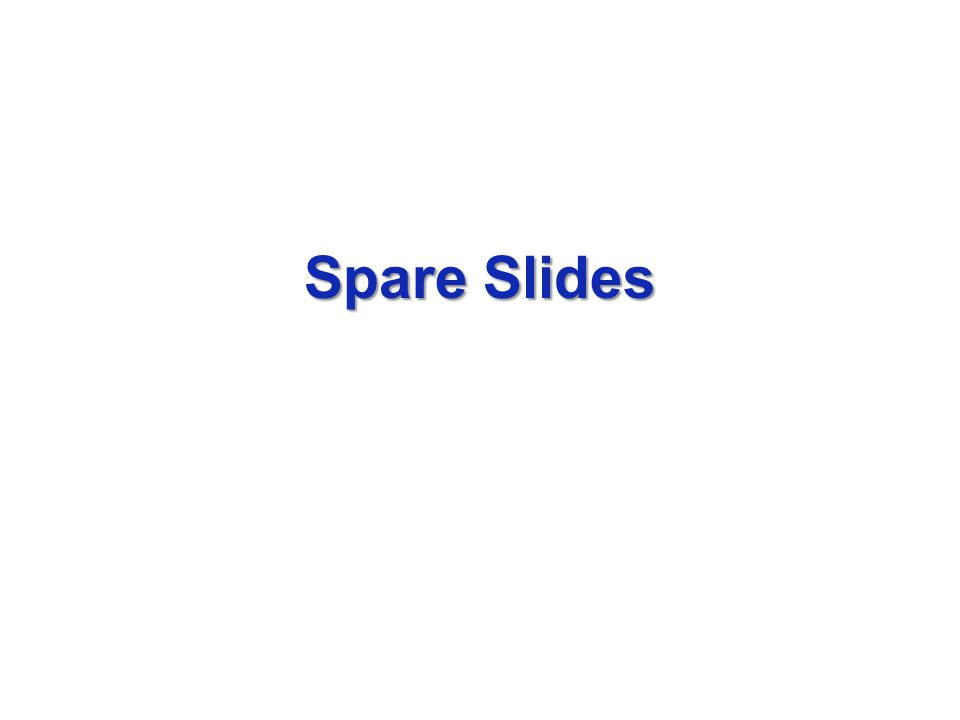 Spare Slides