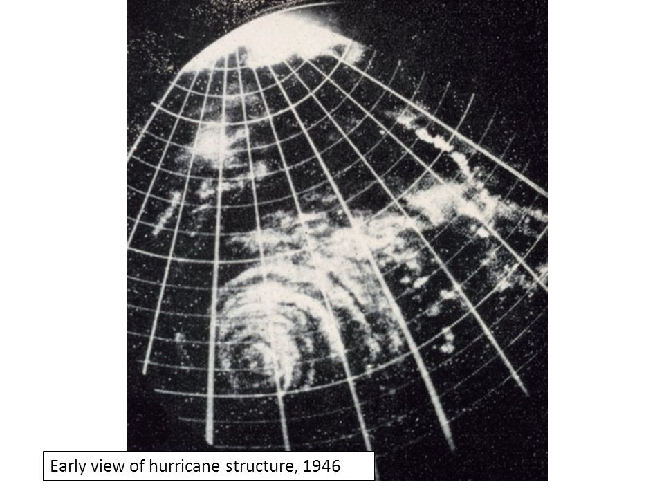 Early view of hurricane structure, 1946