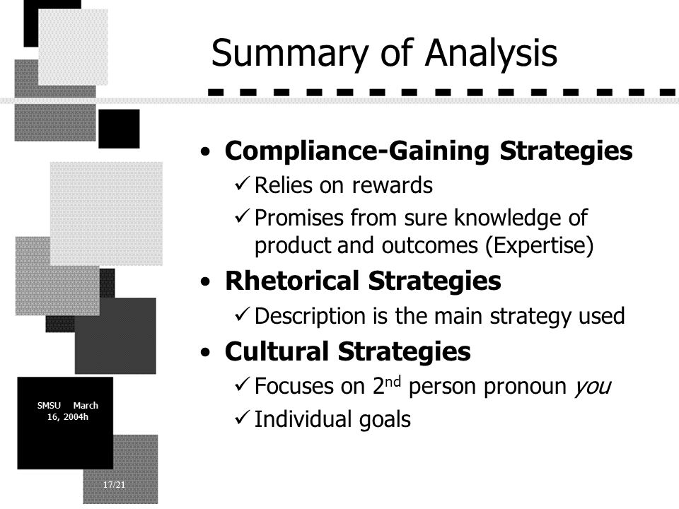 compliance gaining strategies