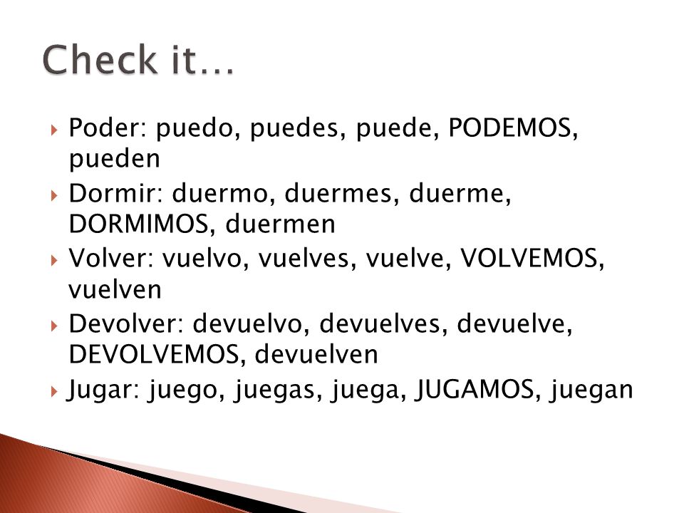 devolver conjugation