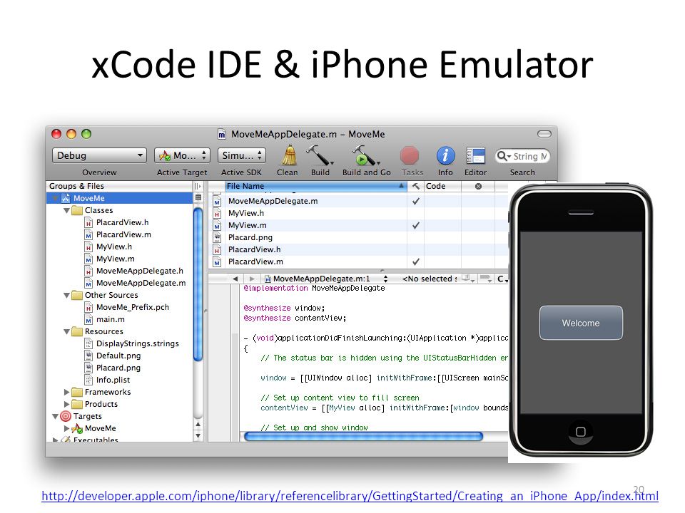 xCode IDE & iPhone Emulator   20