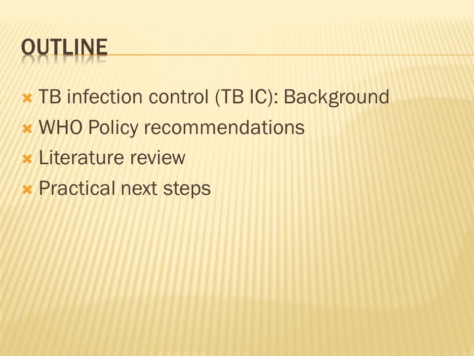 Literature Review On Tuberculosis