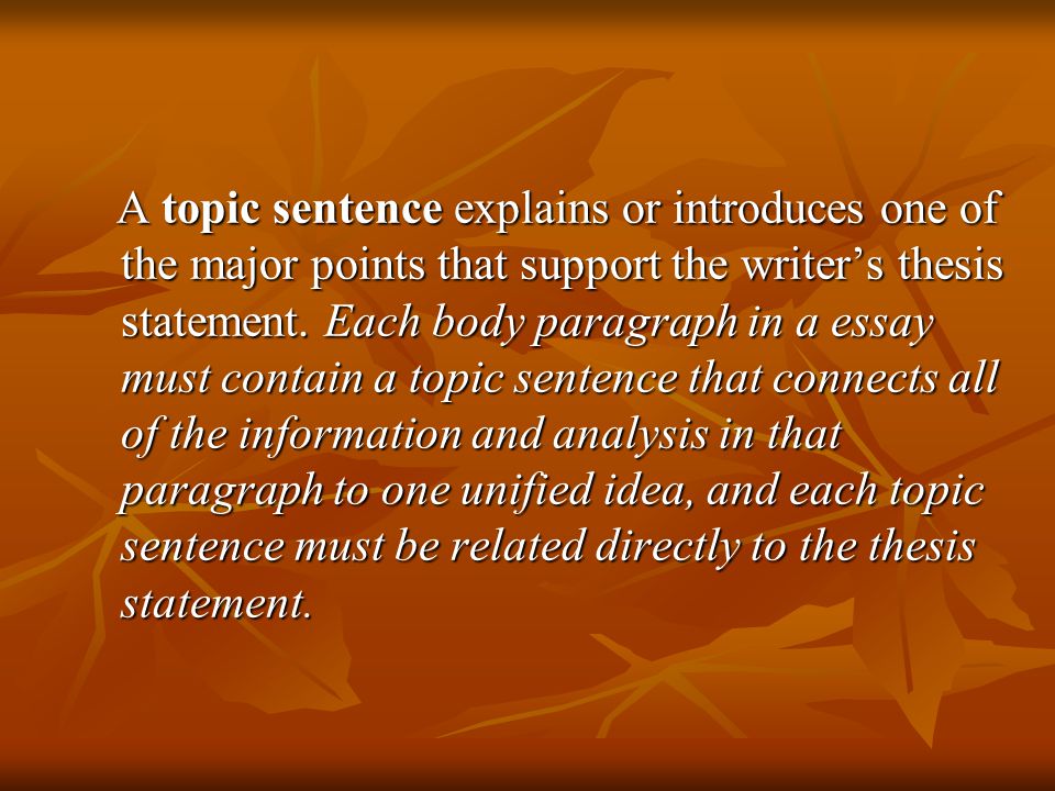 Example poetry thesis statement