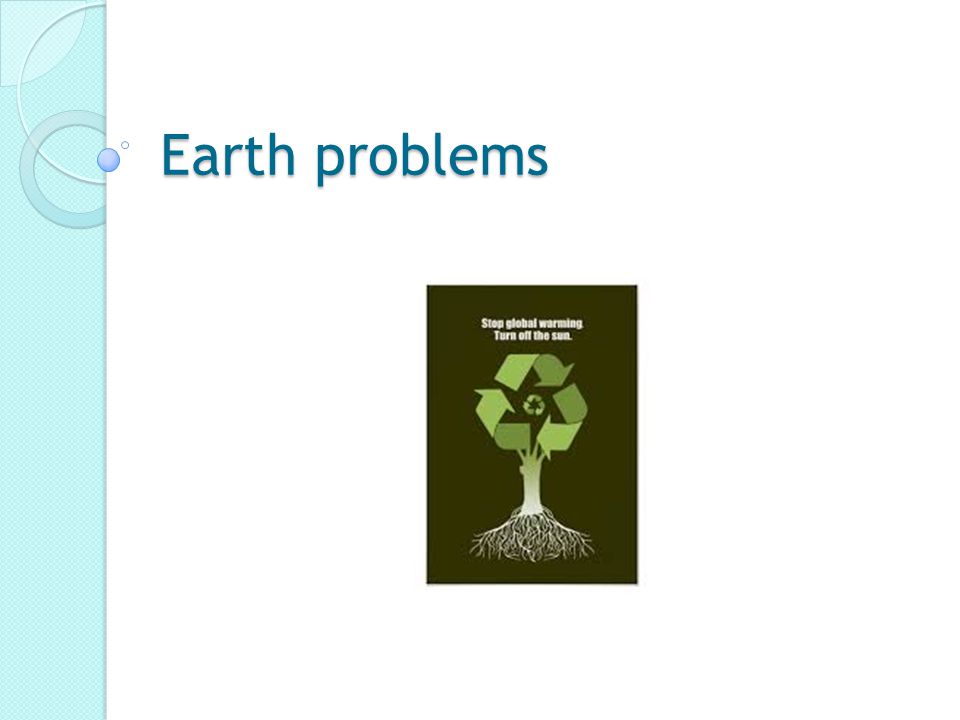 Earth problems