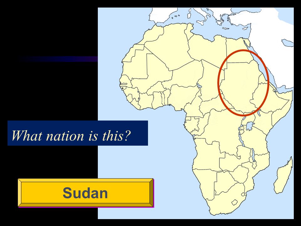 Sudan What nation is this