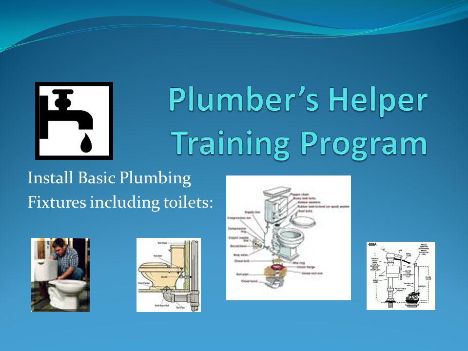 Install Basic Plumbing Fixtures including toilets: