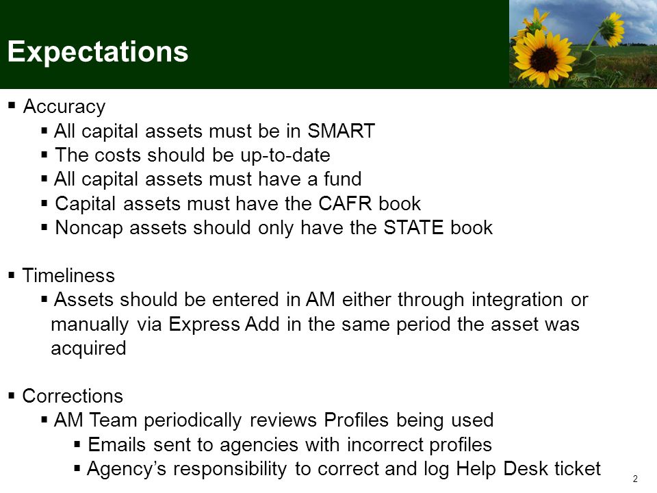 1 Et Management Preparing For Fiscal Year End Presented By 2 Expectations
