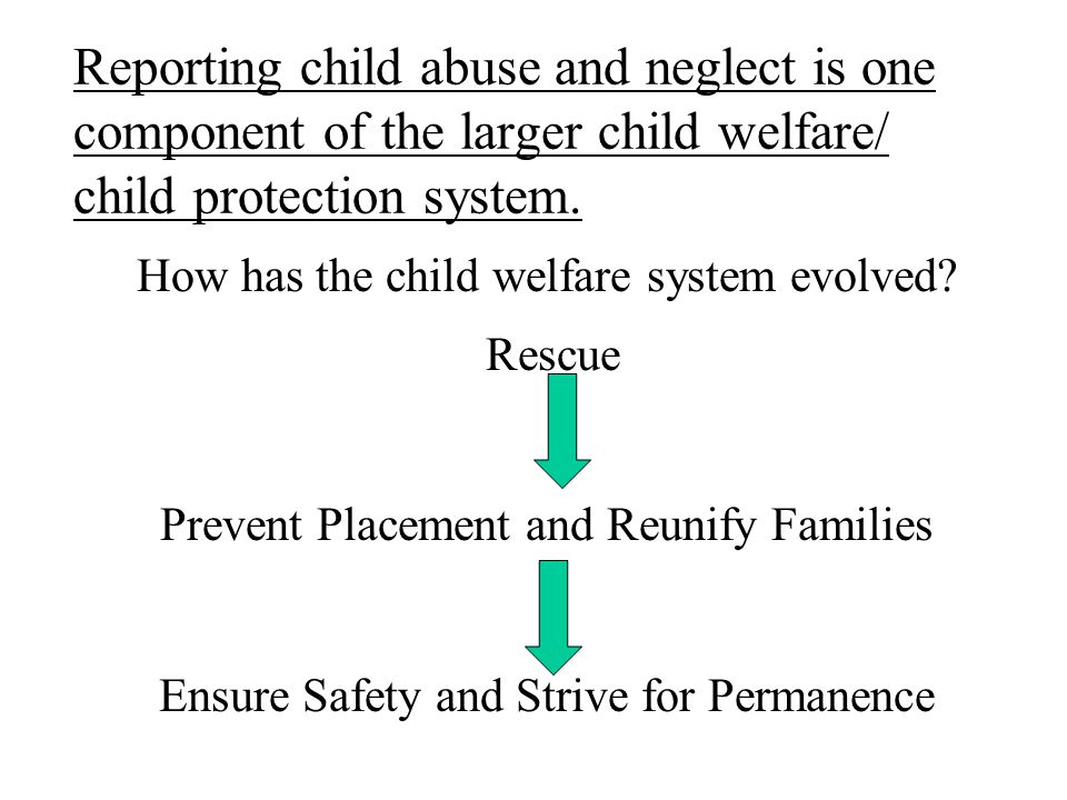 How has the child welfare system evolved.