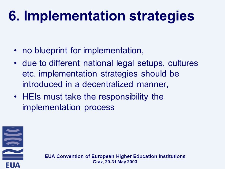 EUA Convention of European Higher Education Institutions Graz, May