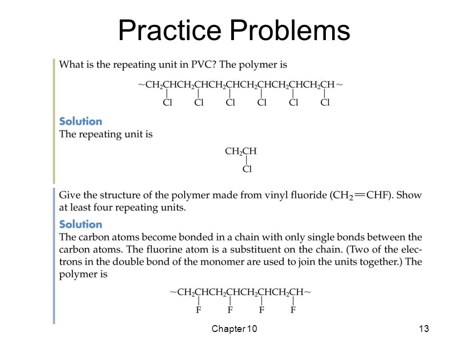 Chapter 1013 Practice Problems
