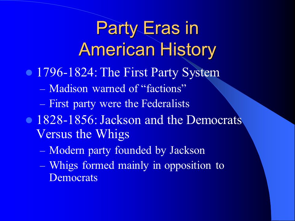 whigs vs democrats