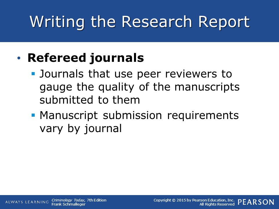 Research Report Essay